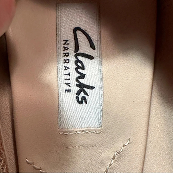 Bronze metallic Clark’s Grace Eva chunky heel shoes, size 7.5, comfortable - Picture 5 of 12